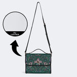 Wildflower Fairy Print - Leather Satchel Bag