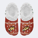 Christmas Tacos Art Print - Fur Lined Slippers