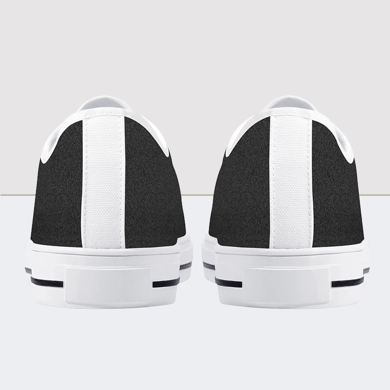 It’ll Pass Skull Low Top Canvas Shoes