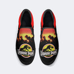 Unisex Jurassic Print - Slip On Shoes