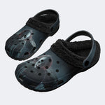 Scary Evil Clown - Fur Lined Slippers/Sandals