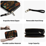 Black Panther Print - Leather Wallet