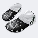 Horror Skull King - Fur Lined Slippers/Sandals