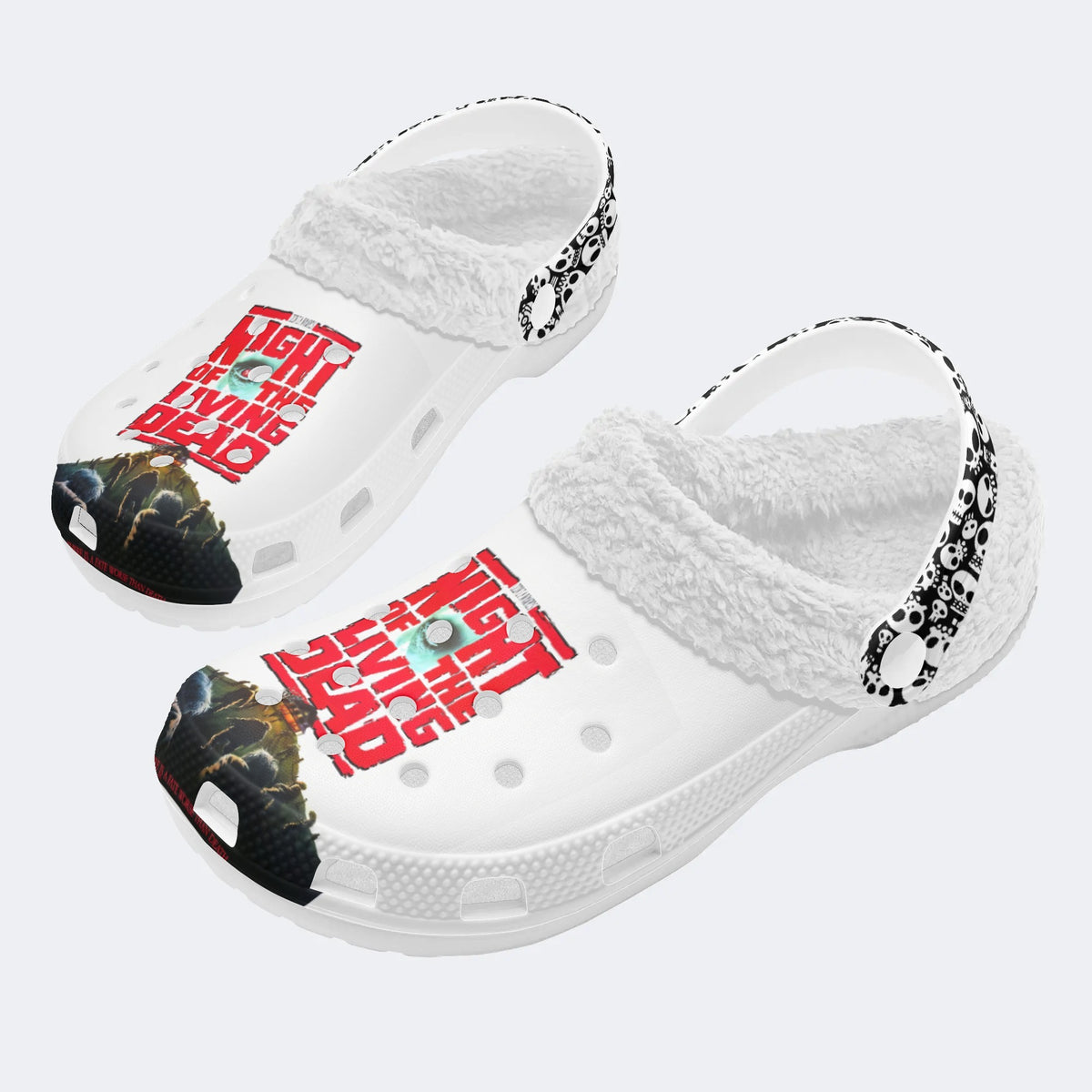 Horror Movie Printed - Fur Lined Slippers