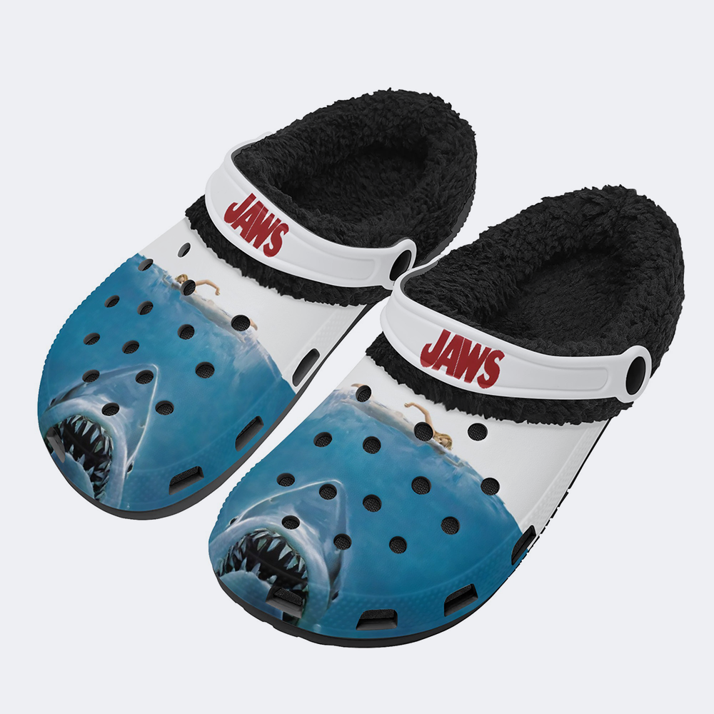 Quint's Shark Fishing Jaws Retro - Fur Lined Slippers/Sandals