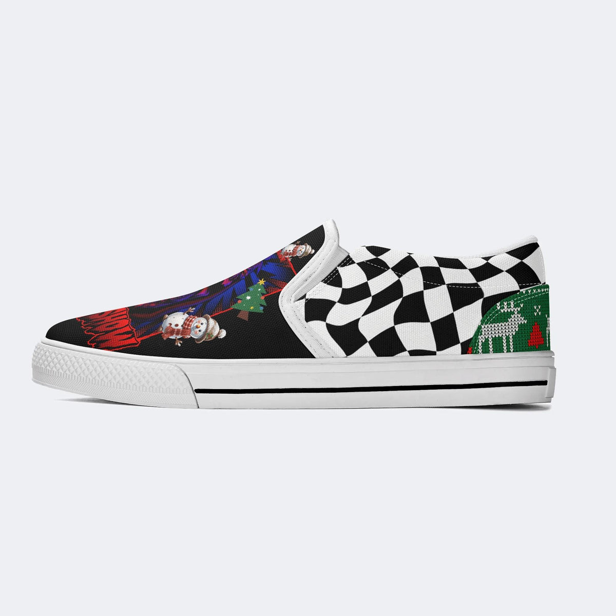 Unisex Horror Movies Print - Slip On Shoes