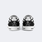 Unisex Skull Print - Slip On Shoes