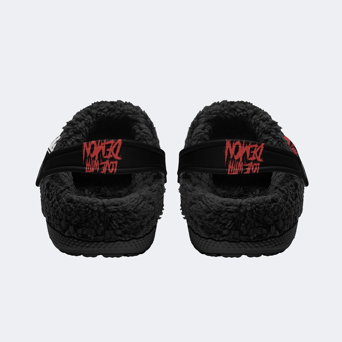 Blood Skull Demon - Fur Lined Slippers/Sandals