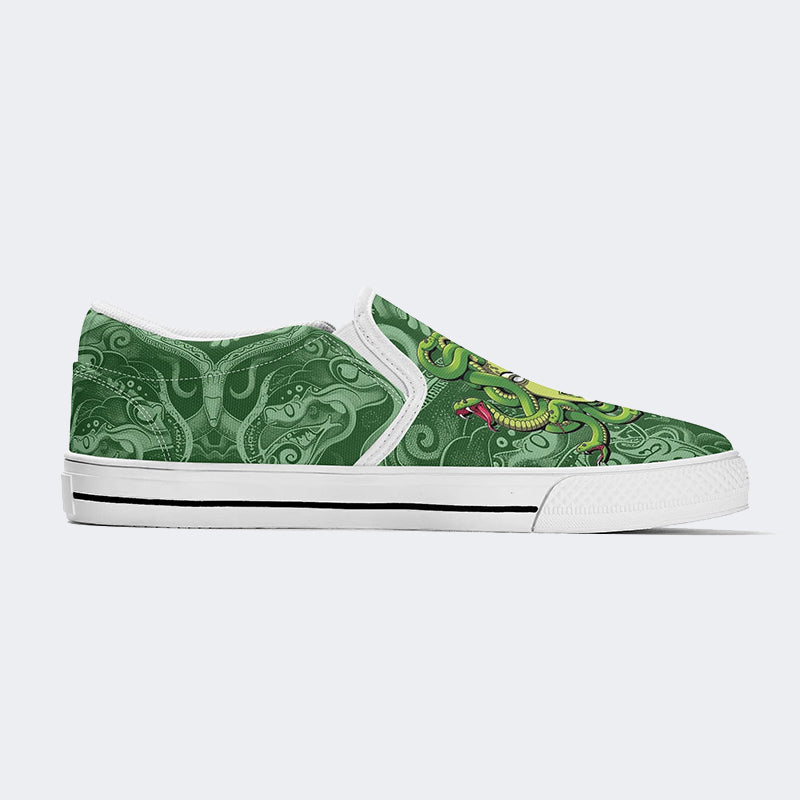 Medusa Print - Slip On Shoes