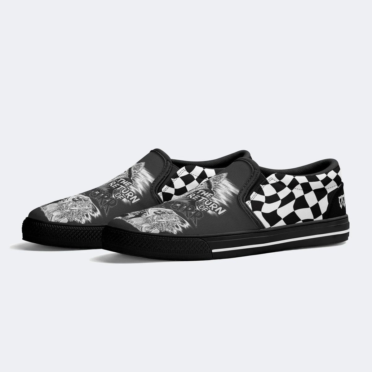 Unisex Horror Print - Slip On Shoes