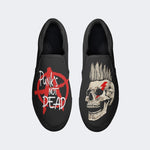 Punk Not Dead Print - Slip On Shoes