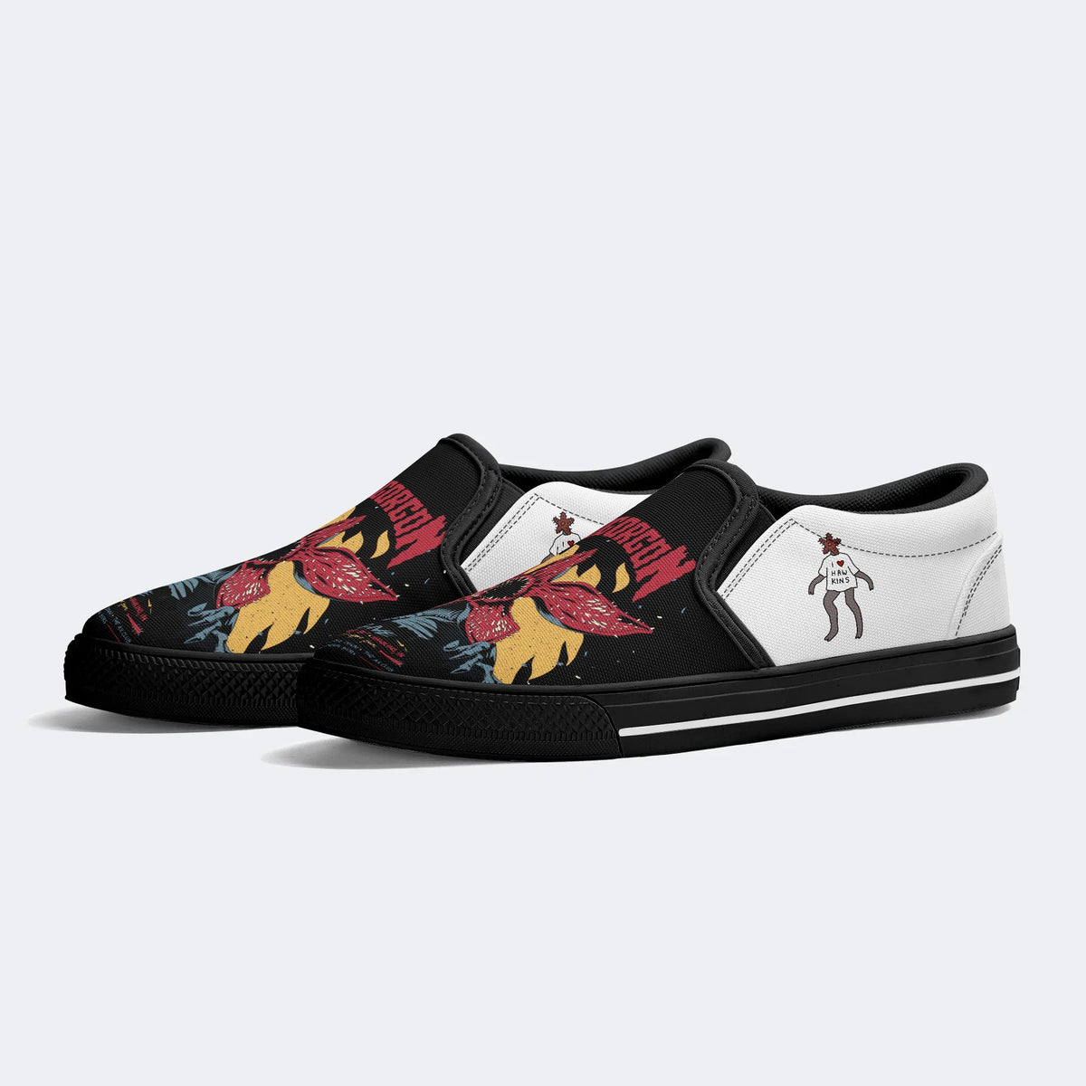 Strange Thing Print - Slip On Shoes