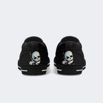 Unisex Skull Print - Slip On Shoes