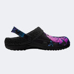 Pink Moon Raven - Fur Lined Slippers/Sandals