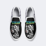 Horror Ghostface Print - Slip On Shoes