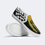 Yellow Gradient Skeleton Toes Skull - Slip On Shoes