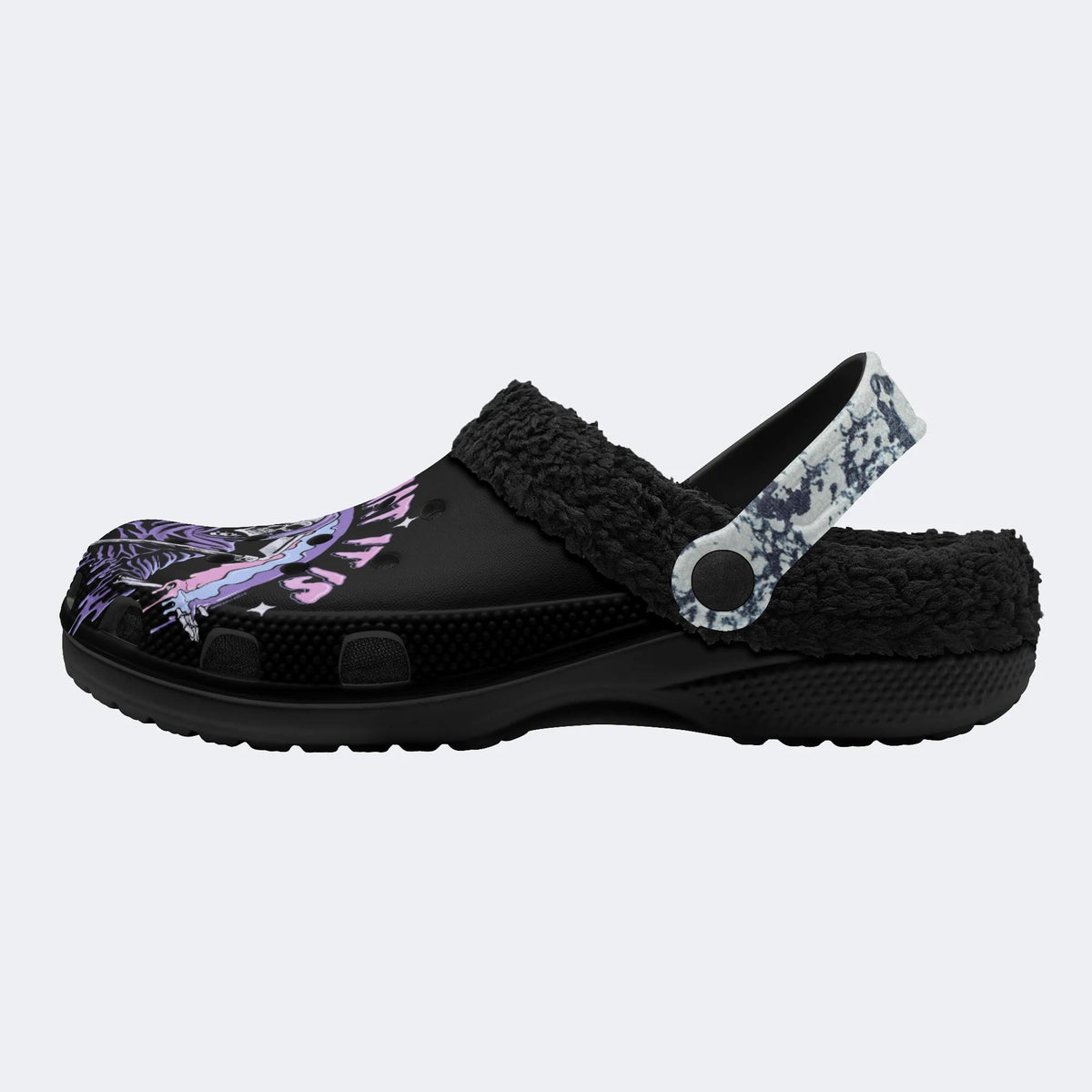 It Is What It Is Unisex Printed - Fur Lined Slippers/Sandals