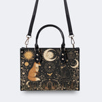 Celestial Fox Cat Print Handbag Factory Direct Sales