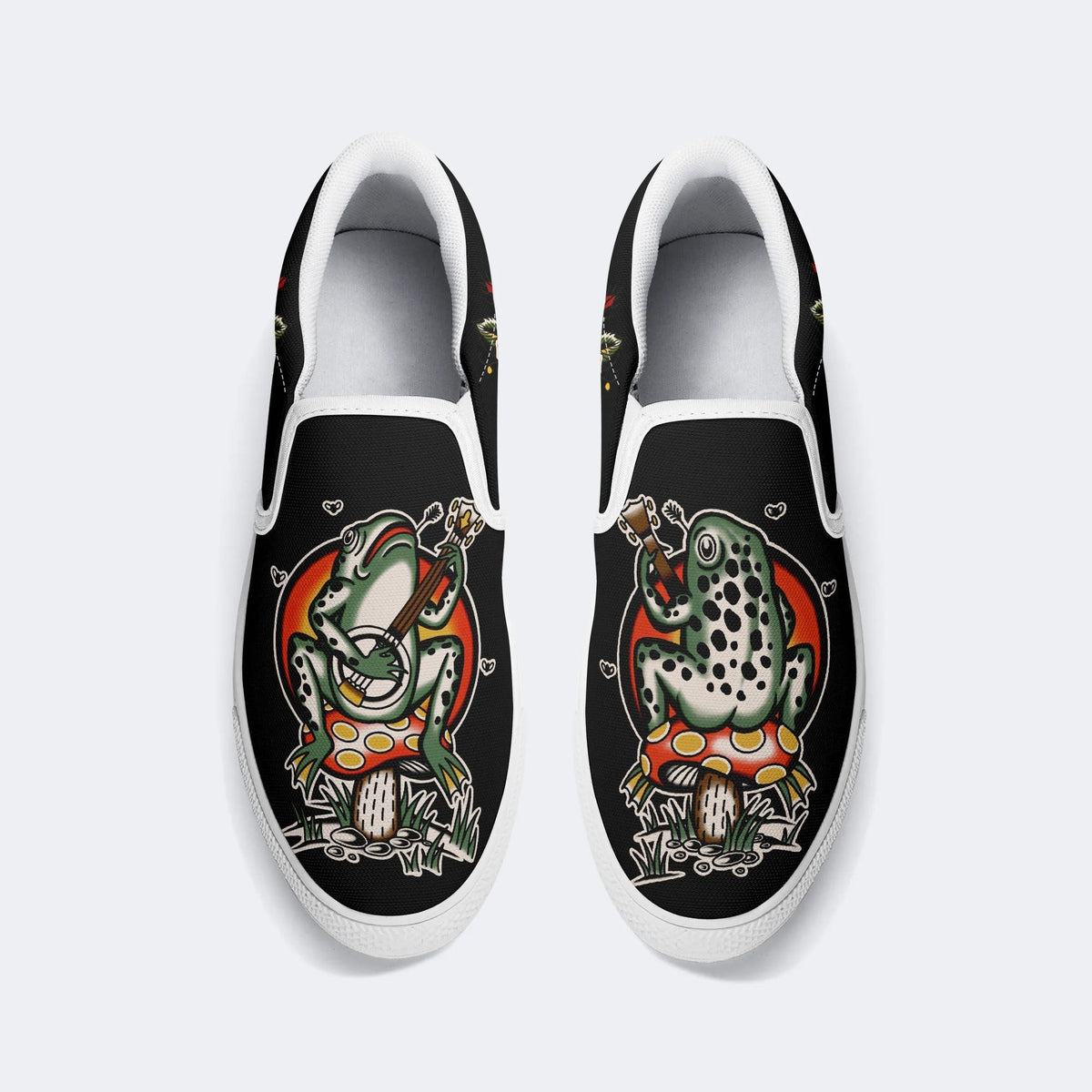 Frog Musician - Slip On Shoes