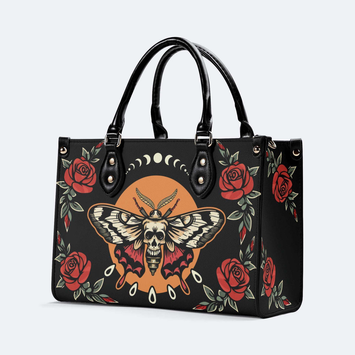 Rose Death Moth Art Print - Handbag