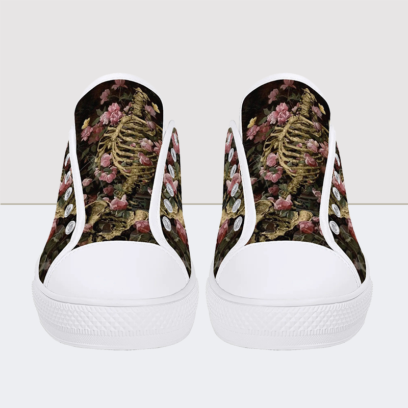 The Eternal Wait Low Top Canvas Shoes