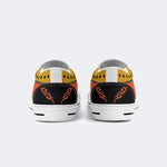 Retro Black Panther Print - Slip On Shoes