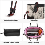 Horror Rat Clock - Large capacity handbag