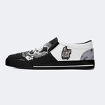 Unisex Horror Print- Slip On Shoes