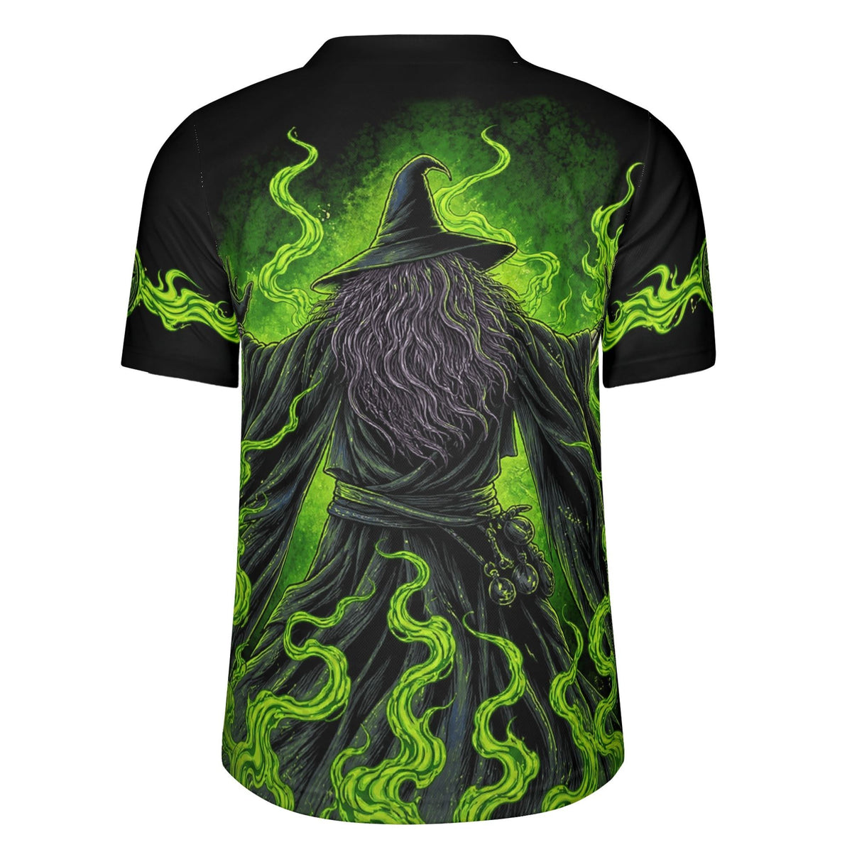 Dark Magic Green Wizard - Men's All Over Printing Rugby Jersey