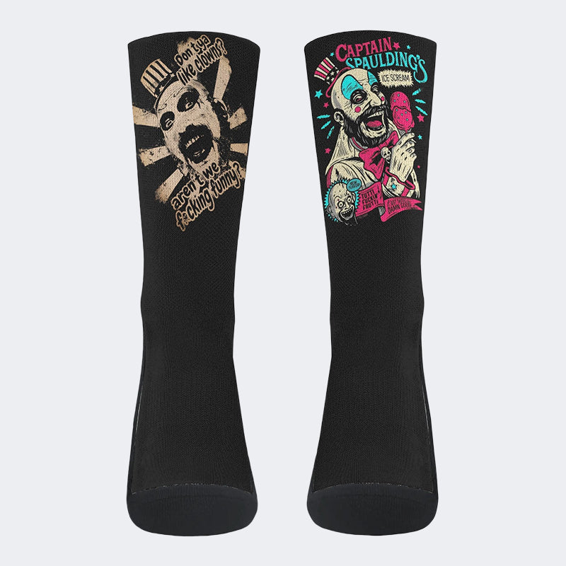 Horror Print - Crew Socks