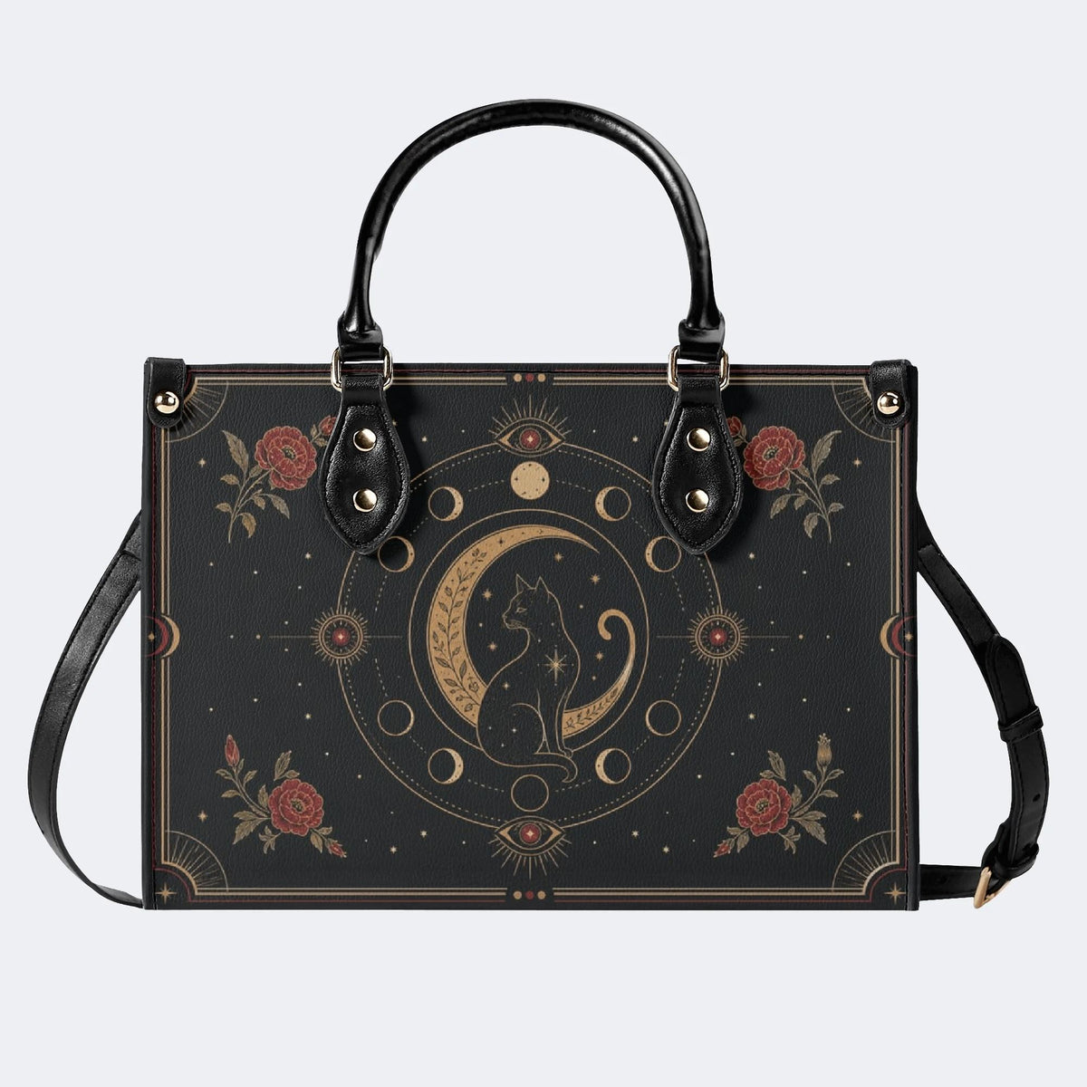Tarot Cat Print Handbag Factory Direct Sales