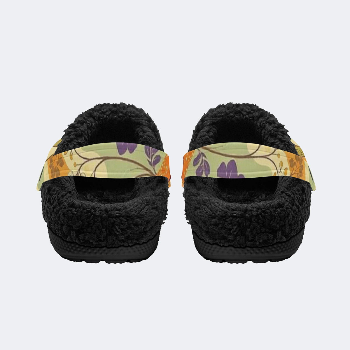 Boho Pastel Dragonfly - Fur Lined Slippers/Sandals