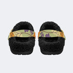 Boho Pastel Dragonfly - Fur Lined Slippers/Sandals