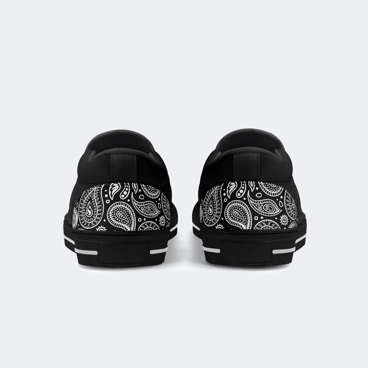 Death Moth Vintage Print - Slip On Shoes