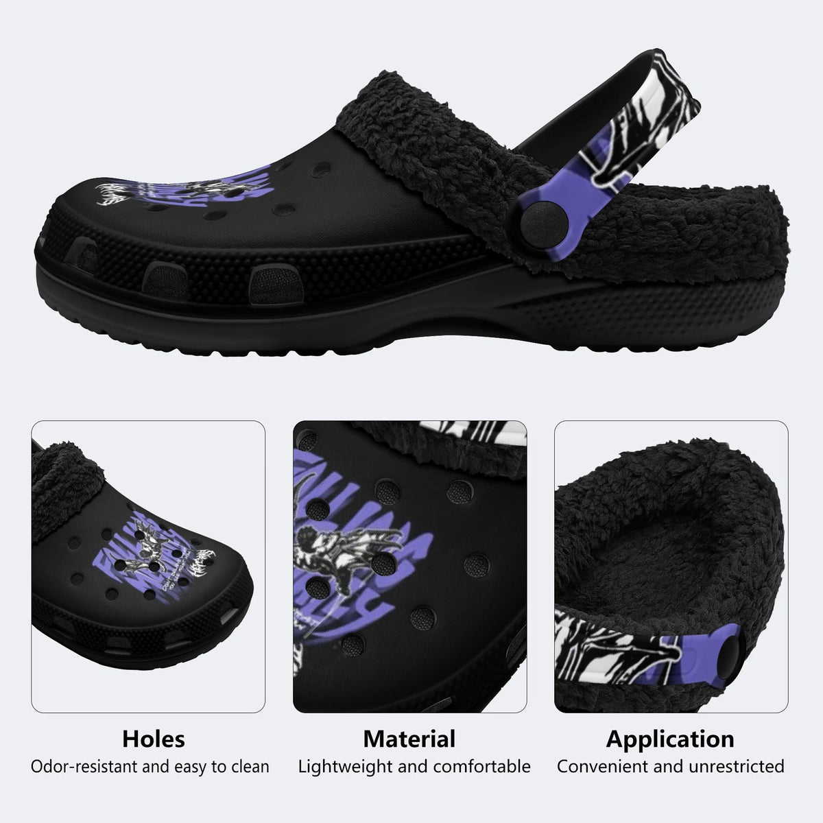 Fallen Angel - Fur Lined Slippers/Sandals