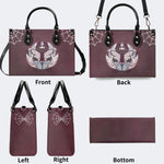 Trivia Moth Print - Leather Handbag
