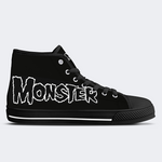 Unisex Monster Skull - High Top Canvas