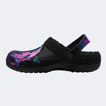 Pink Moon Raven - Fur Lined Slippers/Sandals