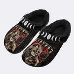 Martyrs Bound and Skinned Print - Fur Lined Slippers/Sandals