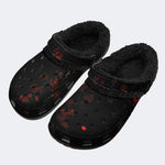 Scattered Rose - Fur Lined Slippers/Sandals
