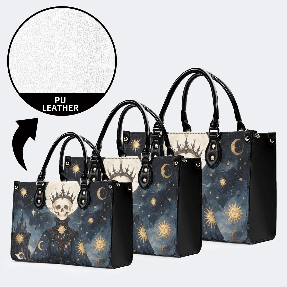 Skull Queen Print Handbag Factory Direct Sales
