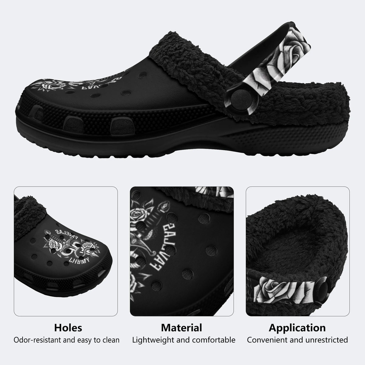 Spooky Dagger Snake - Fur Lined Slippers/Sandals