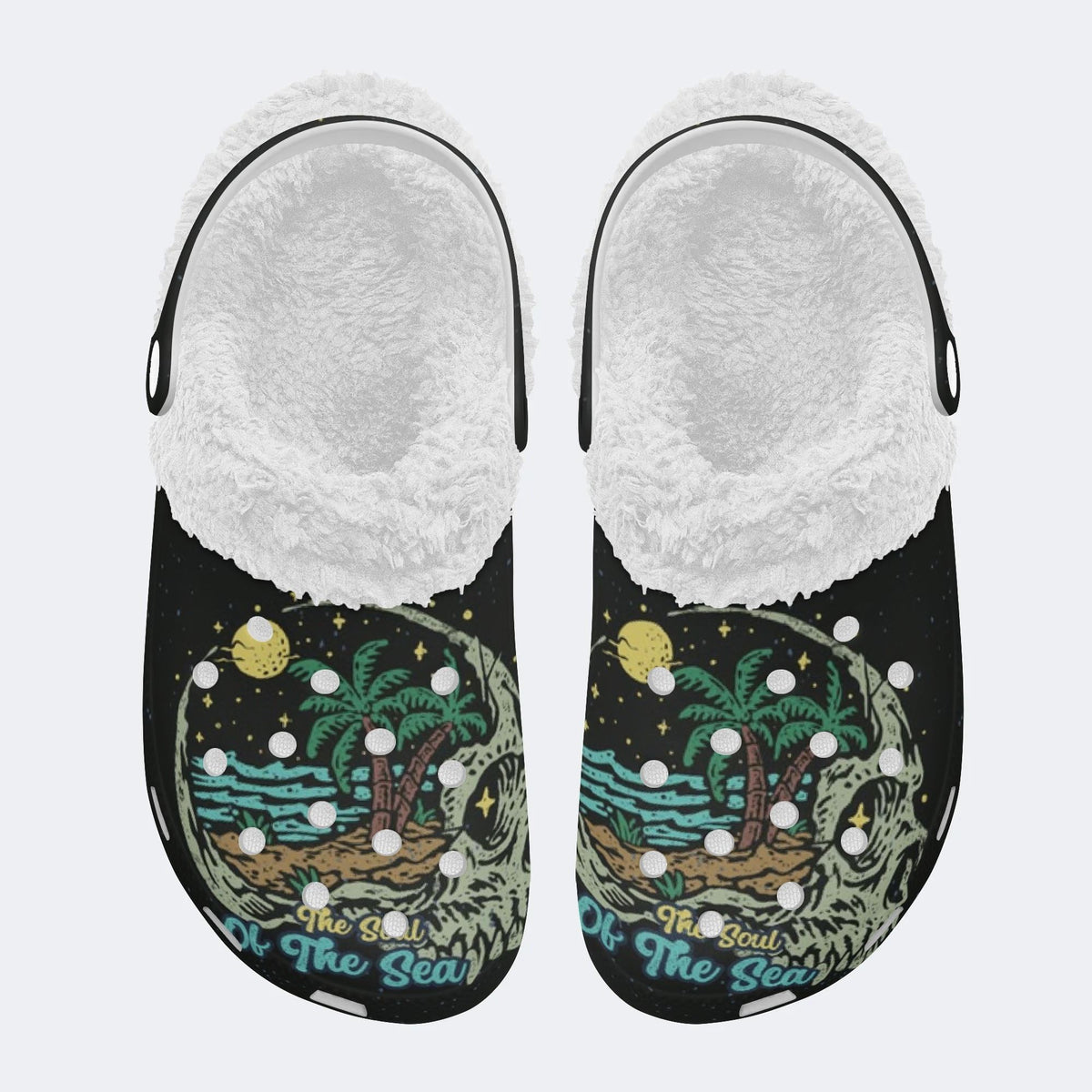 The Soul Of The Sea - Fur Lined Slippers/Sandals