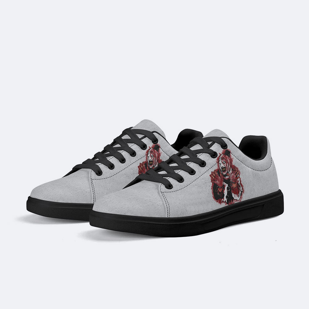 Unisex Horror Print - Skateboard Sneakers