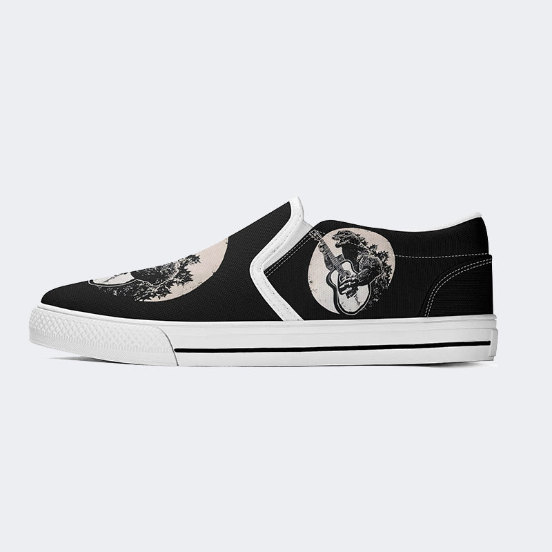 Funny Vintage Guitar Unisex - Slip On Shoes