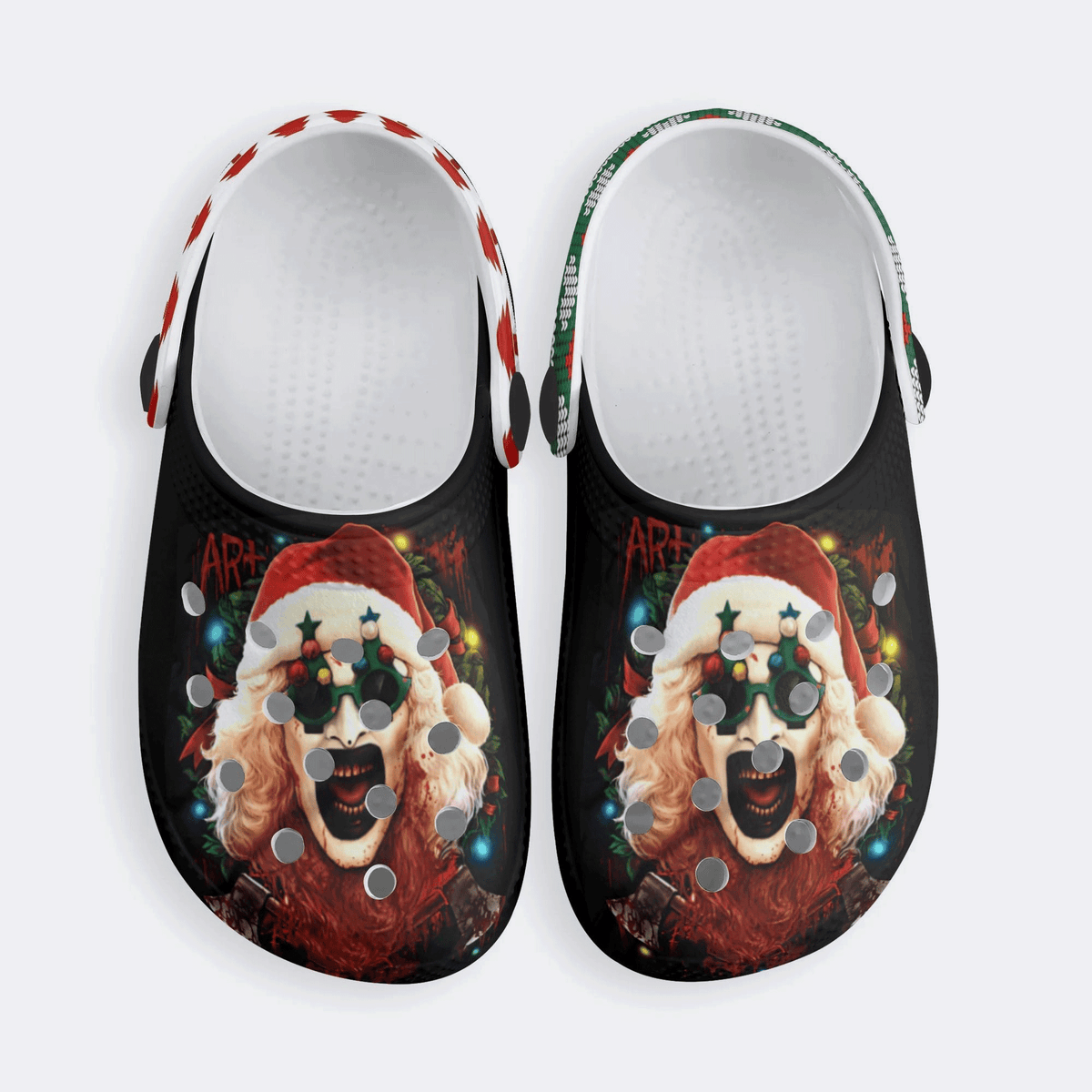 Horror Santa Claus Ghostface Print - Kid's Slippers/Sandals