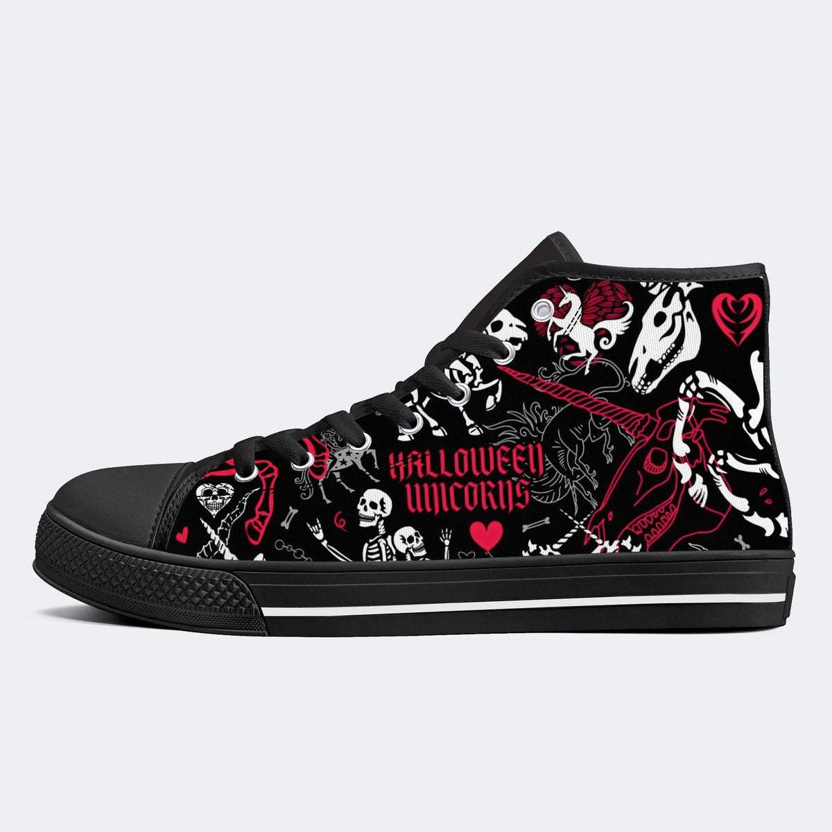 Halloween Horror Art Print - High Top Canvas