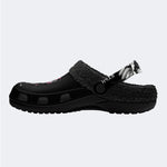 Dark Winged Angel Art - Fur Lined Slippers/Sandals