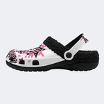 Kawaii Halloween Ghost - Fur Lined Slippers/Sandals