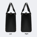 Trust No One Snake Print - Leather Handbag
